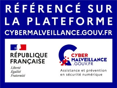 Logo Référencement Cybermalveillance.gouv.fr